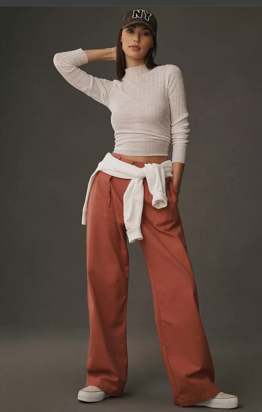NWT Denimist Blair Double Pleated Pants - Size 32 waist